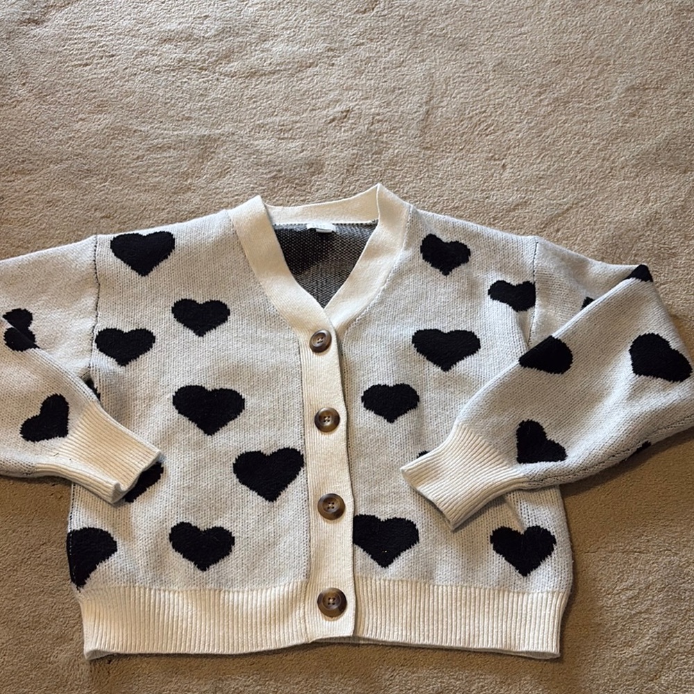 Heart cardigan